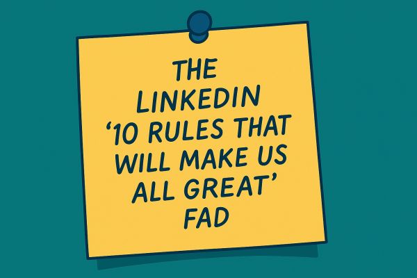 The LinkedIn “10 Rules That Will Make Us All Great” Fad